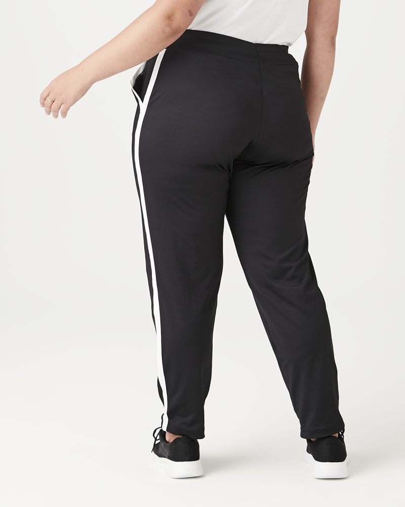Kehlani Plus Size Jogger Black White